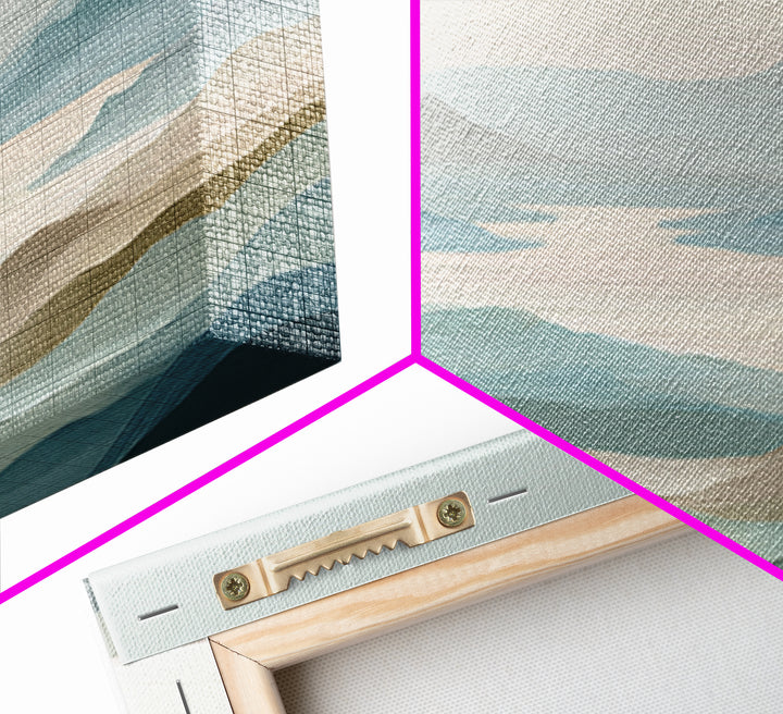 Soft Gradient Sunrise Canvas Print, Dental Office Art, Digital Print, Office Decor, Fine Art, Calm, Medical Office Decor, DOA-2x1-64