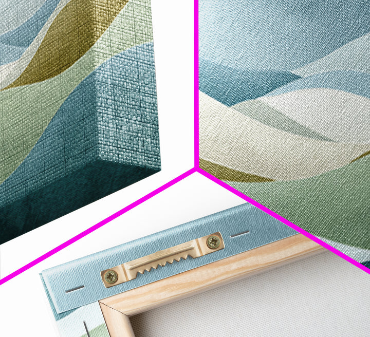 Minimal Smile Curve Abstract Canvas Print, Dental Office Art, Luxury Decor, Office Decor, Abstract Art, Calm, Office Wall Art, DOA-2x1-73