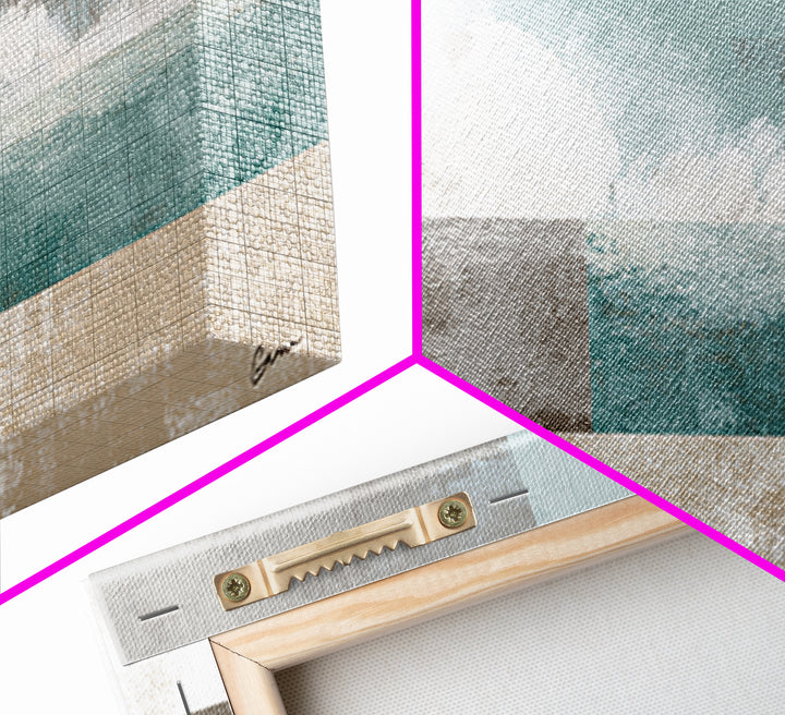 Clean Geometric Art Canvas Print, Dental Office Art, Dental Art, Office Decor, Fine Art, Calm, Dental Gift, Dentist Art, DOA-2x1-76