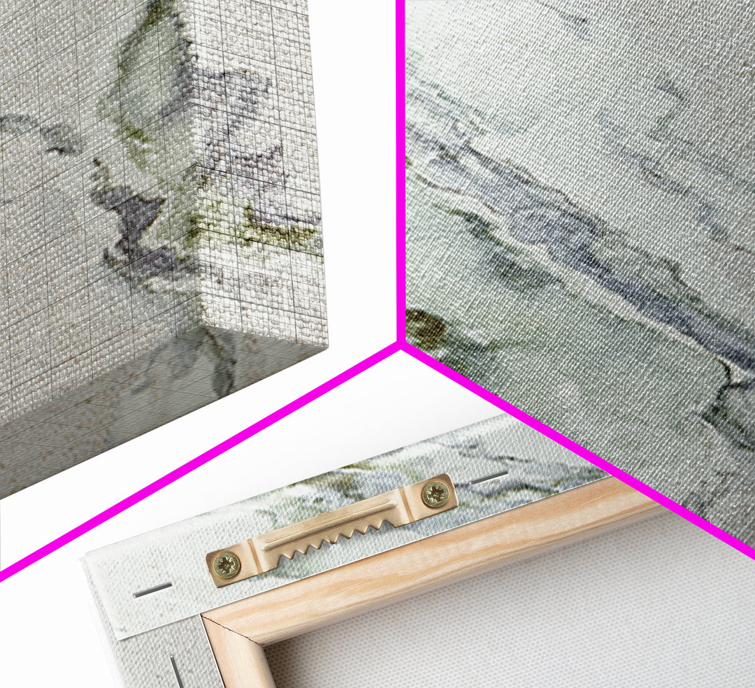 Clean Marble Texture Framed Canvas Print, Dental Office Art, Office Decor, Oil Painting, Calm, Dental Hygiene, DOA-2x3-8