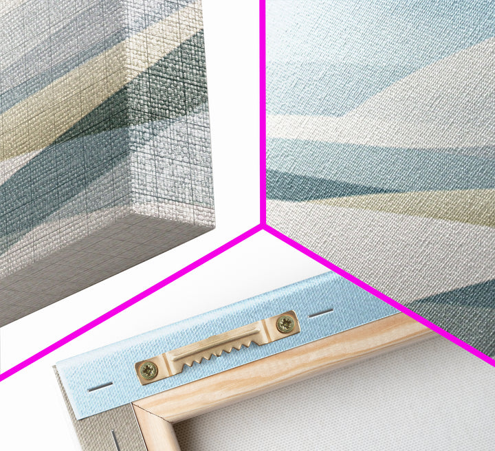 Clean Geometric Art Framed Canvas Print, Dental Office Art, Neutral Decor, Office Decor, Fine Art, Calm, Wall Art, Poster, DOA-2x3-88