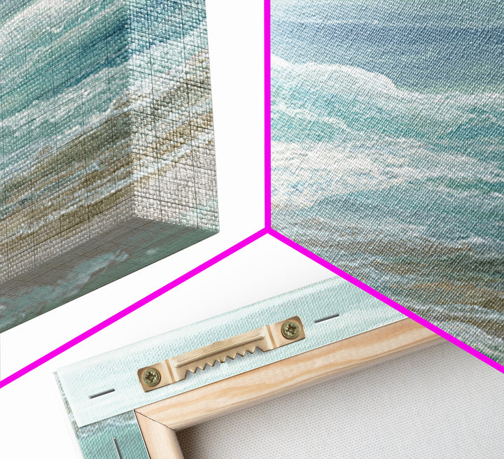 Calming Abstract Ocean Waves Canvas Print, Dental Office Art, Wall Decor, Office Decor, Fine Art, Calm, Contemporary Art, DOA-2x3-9