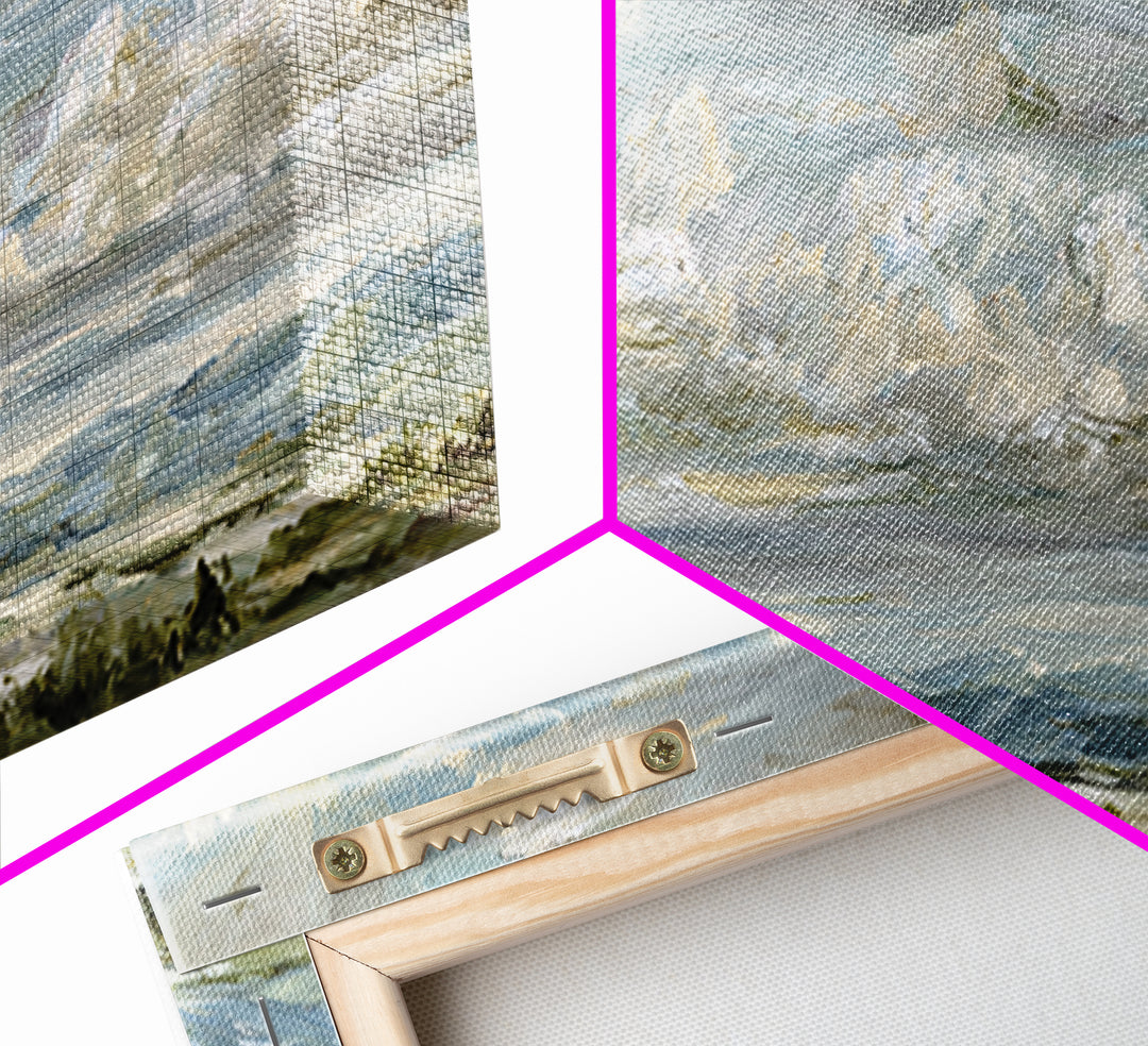 Peaceful Clouds over Open Meadow Canvas Print, Dental Office Art, Office Wall Art, Office Decor, Fine Art, Calm, Medical Decor, DOA-3x1-49