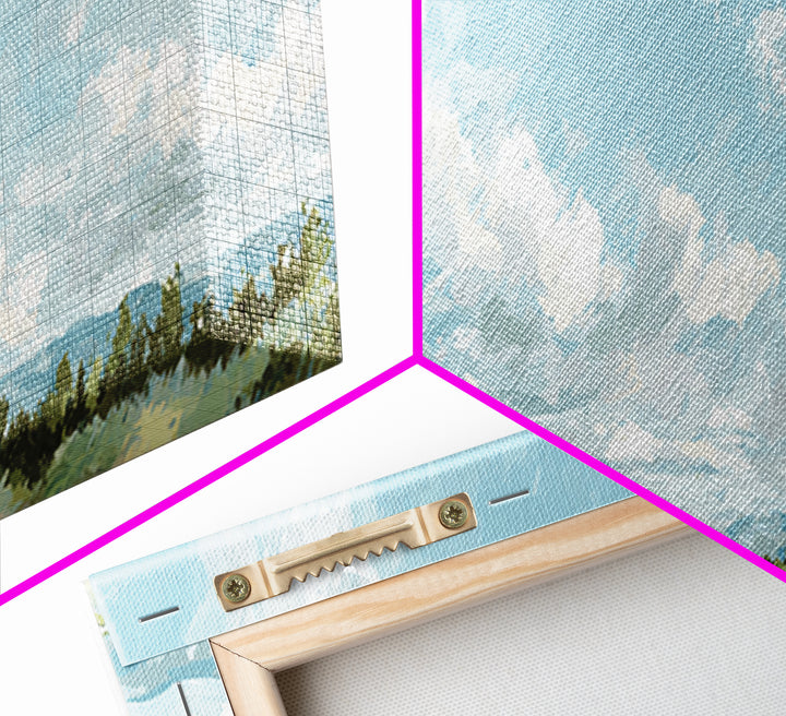 Peaceful Clouds over Open Meadow Canvas Print, Dental Office Art, Medical Office Decor, Office Decor, Fine Art, Calm, DOA-3x1-97