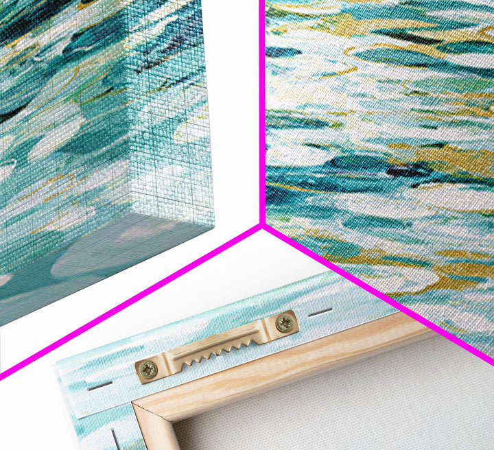 Abstract Water Ripple Pattern Canvas Print, Dental Office Art, Office Decor, Abstract Art, Calm, Dental Art, Digital Artwork, DOA-3x2-17