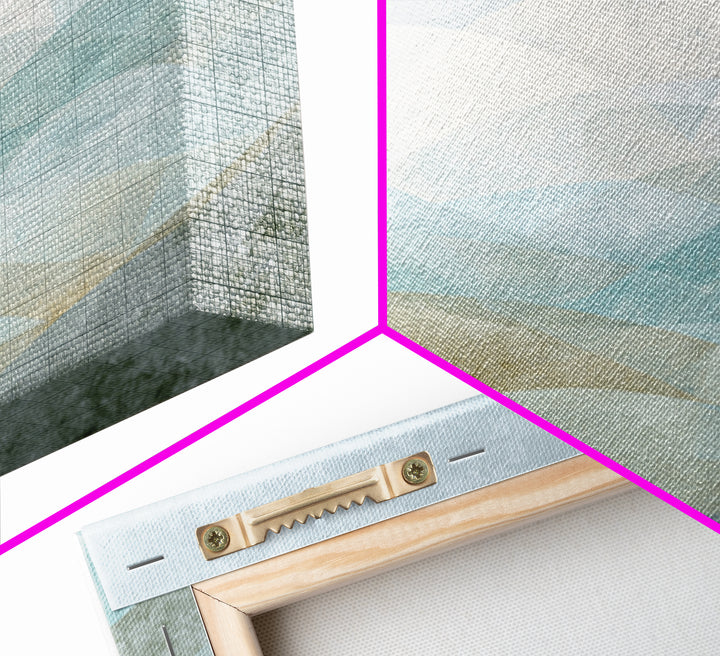 Clean Geometric Art Framed Canvas Print, Dental Office Art, Contemporary Art, Office Decor, Abstract Art, Calm, Dental Wall Art, DOA-3x2-36