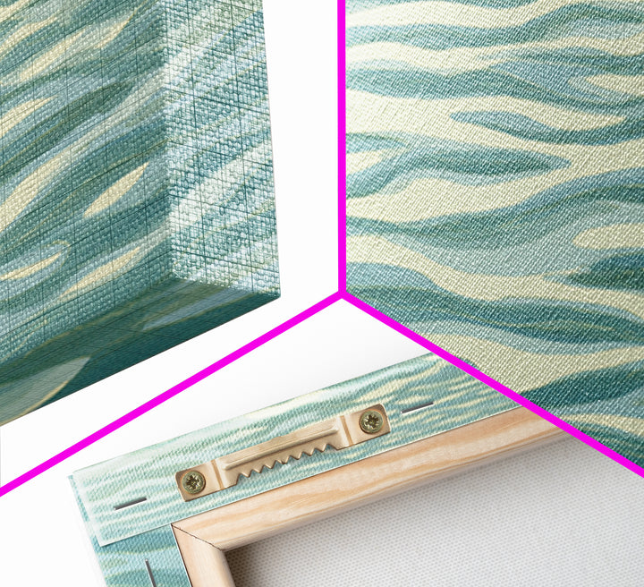 Abstract Water Ripple Pattern Framed Canvas Print, Dental Office Art, Unique Wall Art, Office Decor, Abstract Art, Calm, DOA-3x2-41