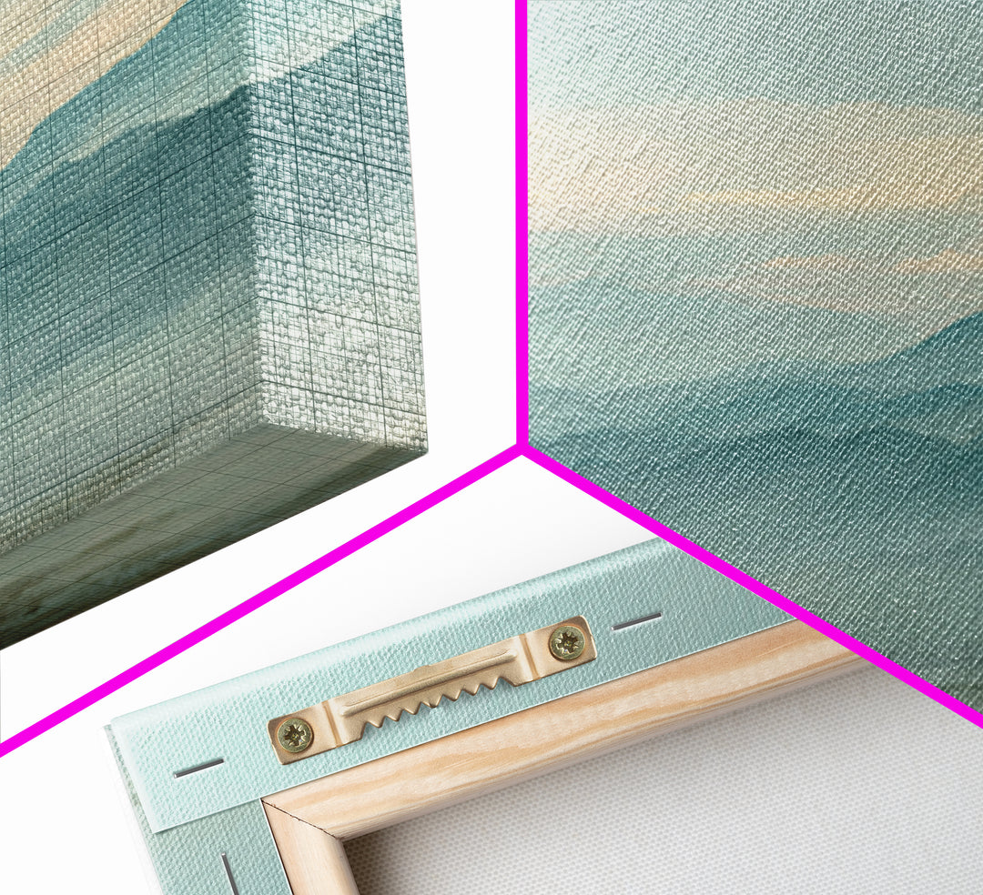 Soft Gradient Sunrise Canvas Print, Dental Office Art, Dental Art, Office Decor, Fine Art, Calm, Dental Gift, Dentist Art, DOA-3x2-72