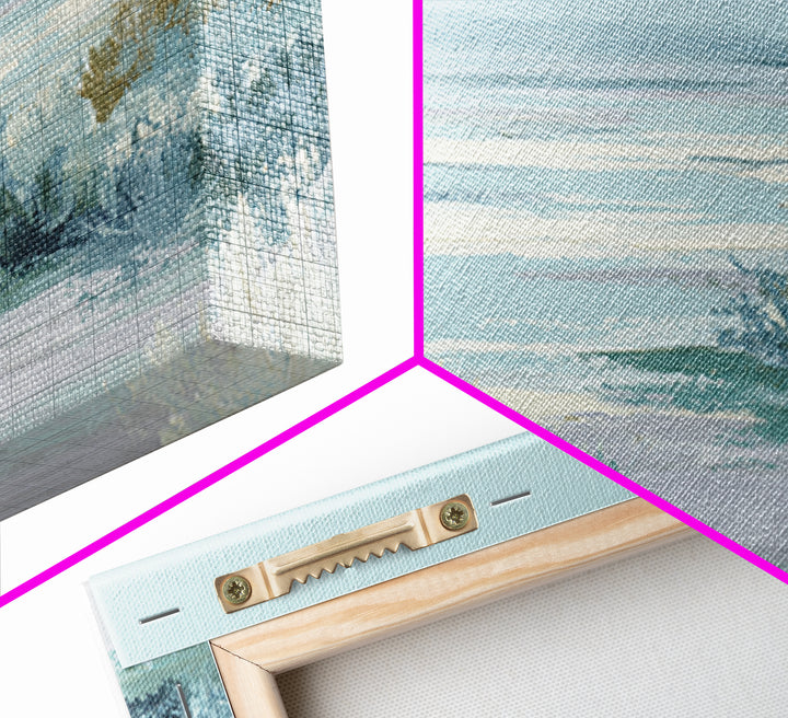 Quiet Coastal Dunes Framed Canvas Print, Dental Office Art, Office Decor, Oil Painting, Calm, Medical Art, Medical Office Decor, DOA-3x2-74