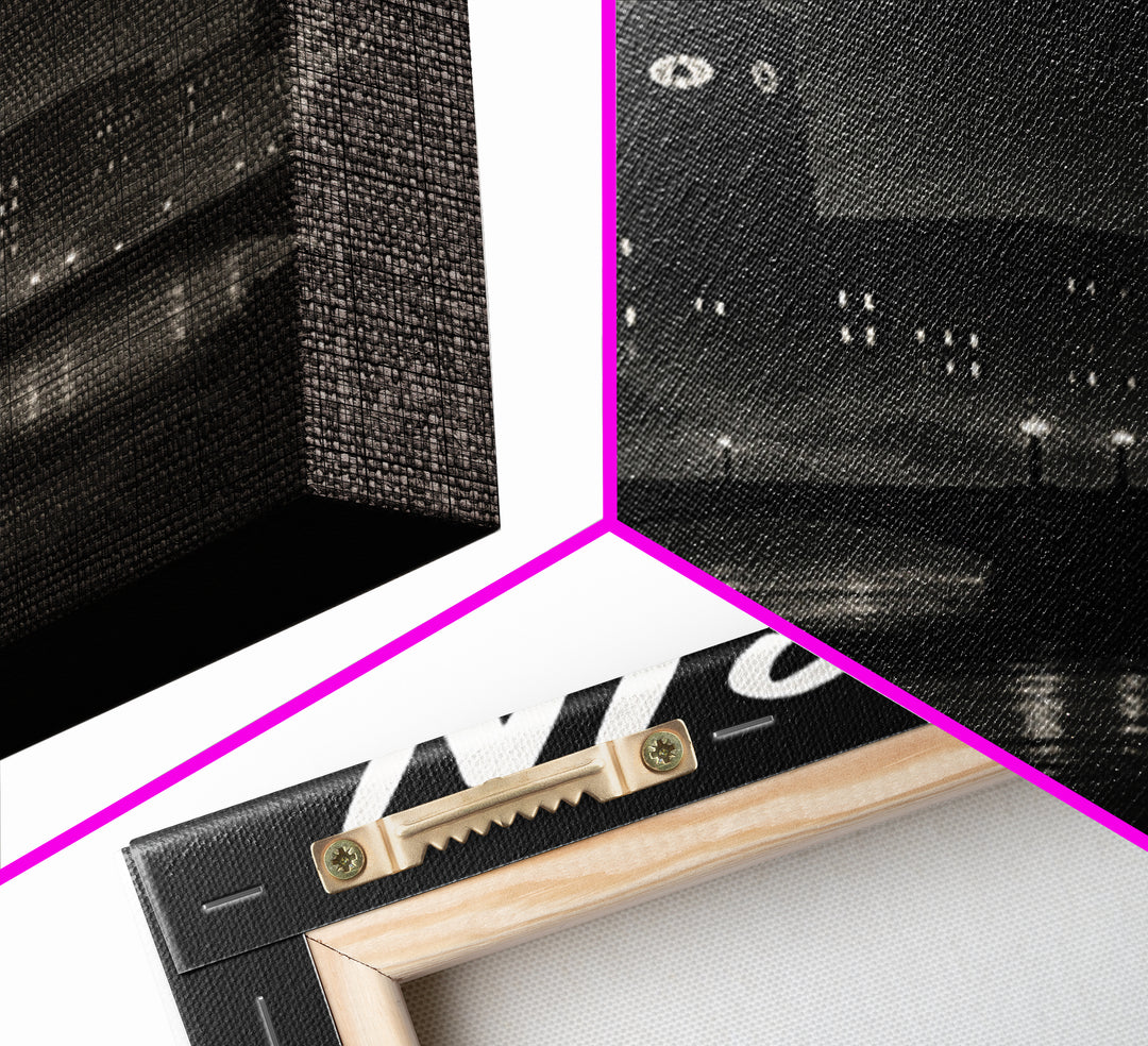 Elgin Illinois Travel Poster, Canvas Print, Dark Moody City Wall Art, Elgin City Art, Travel Poster Art, Wall Art, Travel Wall Decor