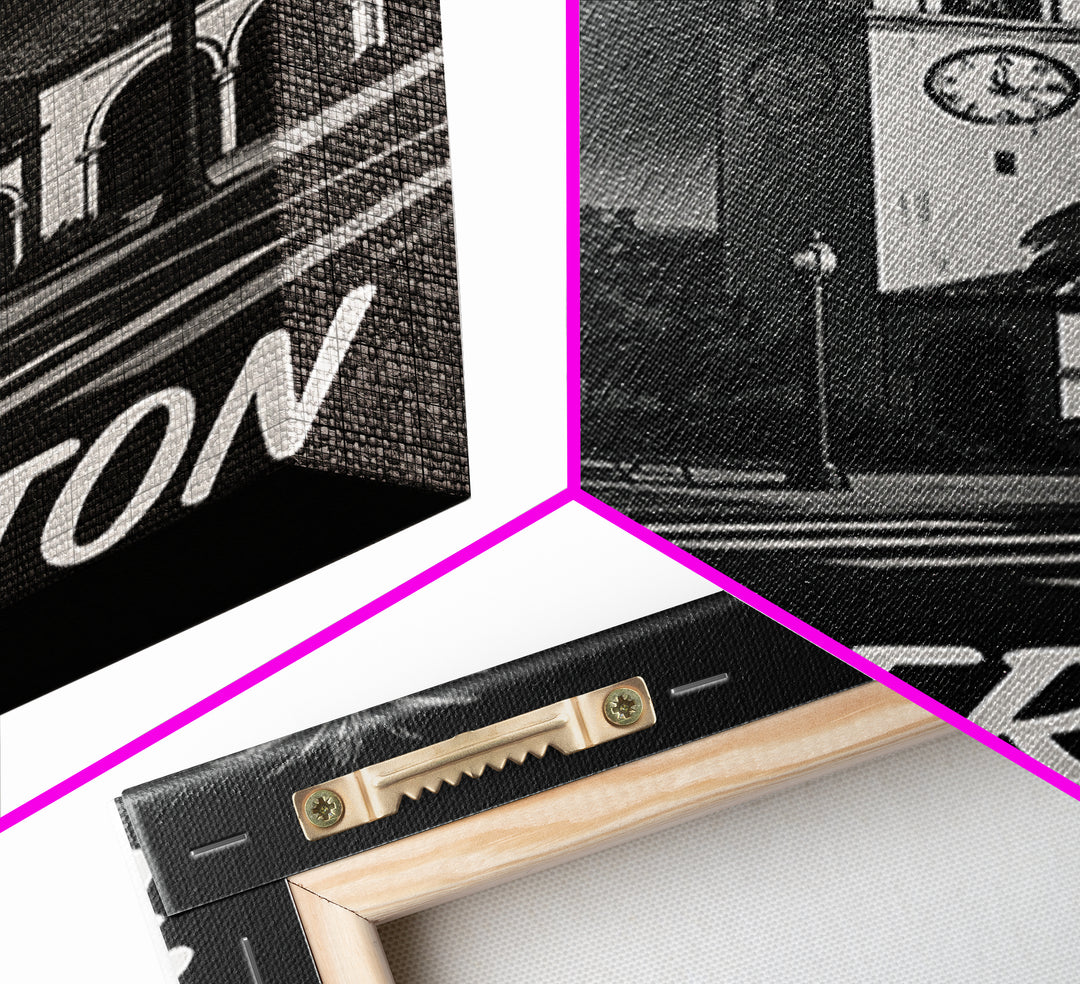 Fullerton California Travel Poster, Canvas Print, Black And White Travel Art, Fullerton Poster Print, Vintage Travel Print, Fine Art Print