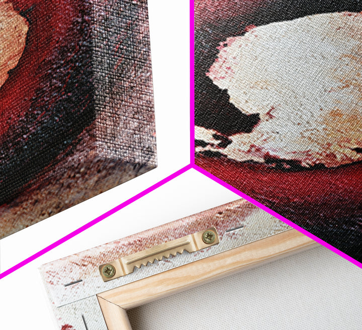 Abstract Red Wine Swirl Canvas Print, Dining Room Art, Boho Decor, Dining Room Decor, Fine Art, Dining, Printable Wall Art, DRA-2x3-50