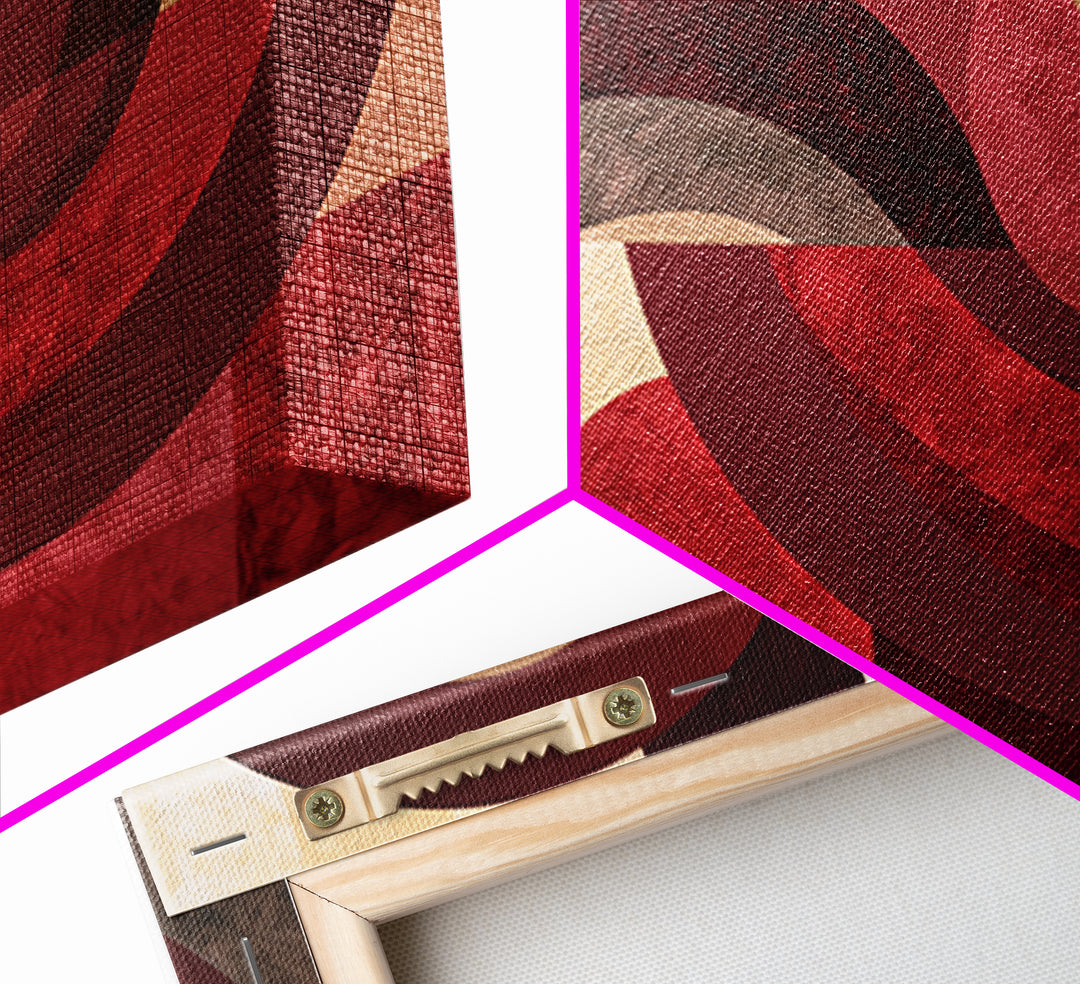Abstract Red Wine Swirl Canvas Print, Dining Room Art, Print, Dining Room Decor, Abstract Art, Dining, Living Room Decor, DRA-3x2-22