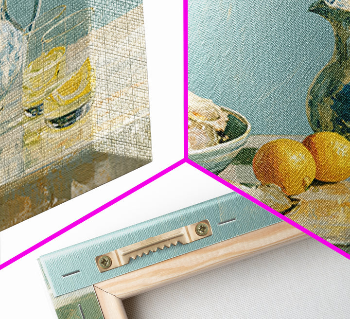 Shellfish and Lemon Still Life Canvas Print, Dining Room Art, Set of 3 Prints, Dining Room Decor, Dining, Fine Art Print, DRA-3x2-68