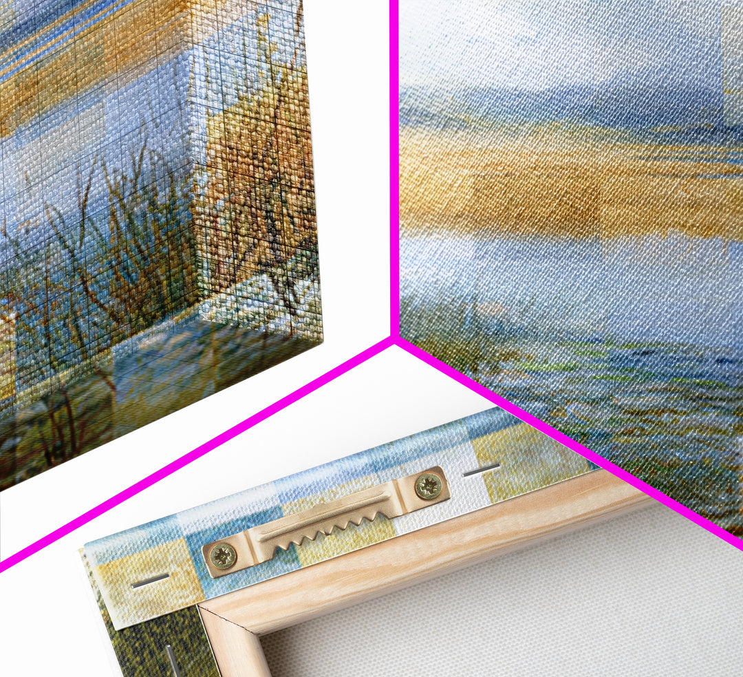 Playful Checkerboard Landscape Framed Canvas Print, Eclectic Art, Printable Wall Art, Living Room Decor, Fine Art, Eclectic, ECL-1x1-57