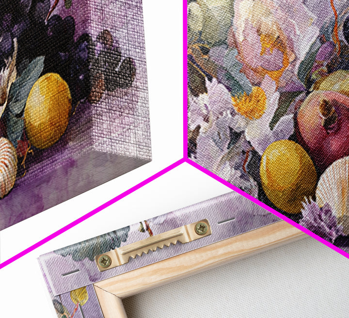 Bohemian Patchwork Landscape Canvas Print, Eclectic Art, Contemporary Art, Living Room Decor, Fine Art, Eclectic, ECL-2x1-44