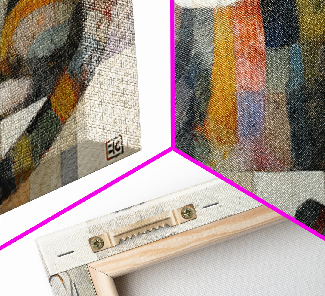 Mixed Media Woman Canvas Print, Eclectic Art, Original Art, Living Room Decor, Fine Art, Eclectic, Gallery Decor, Neutral Decor, ECL-2x1-76