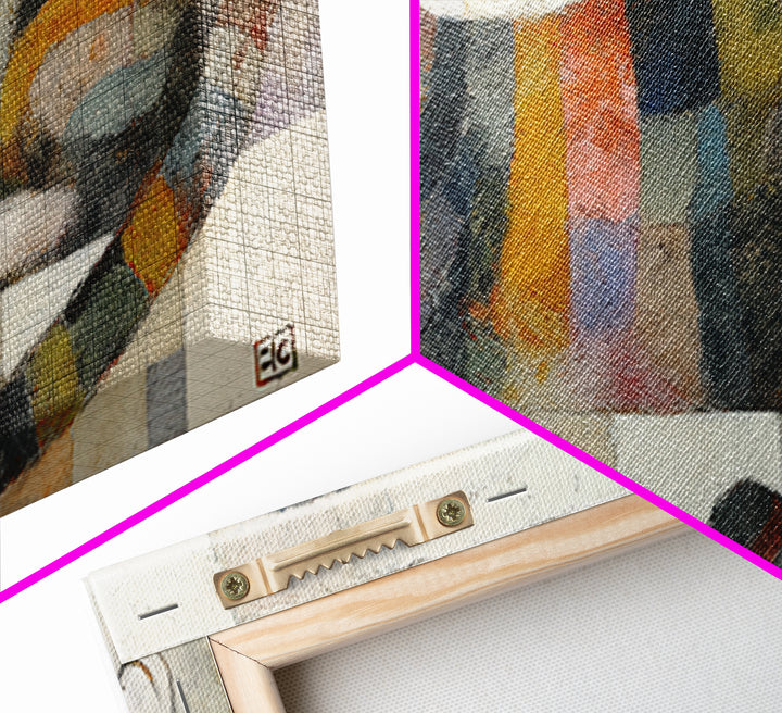 Mixed Media Woman Canvas Print, Eclectic Art, Original Art, Living Room Decor, Fine Art, Eclectic, Gallery Decor, Neutral Decor, ECL-2x1-76