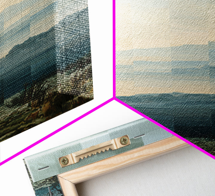 Playful Checkerboard Landscape Framed Canvas Print, Eclectic Art, Dopamine Decor, Living Room Decor, Fine Art, Eclectic, ECL-2x3-41