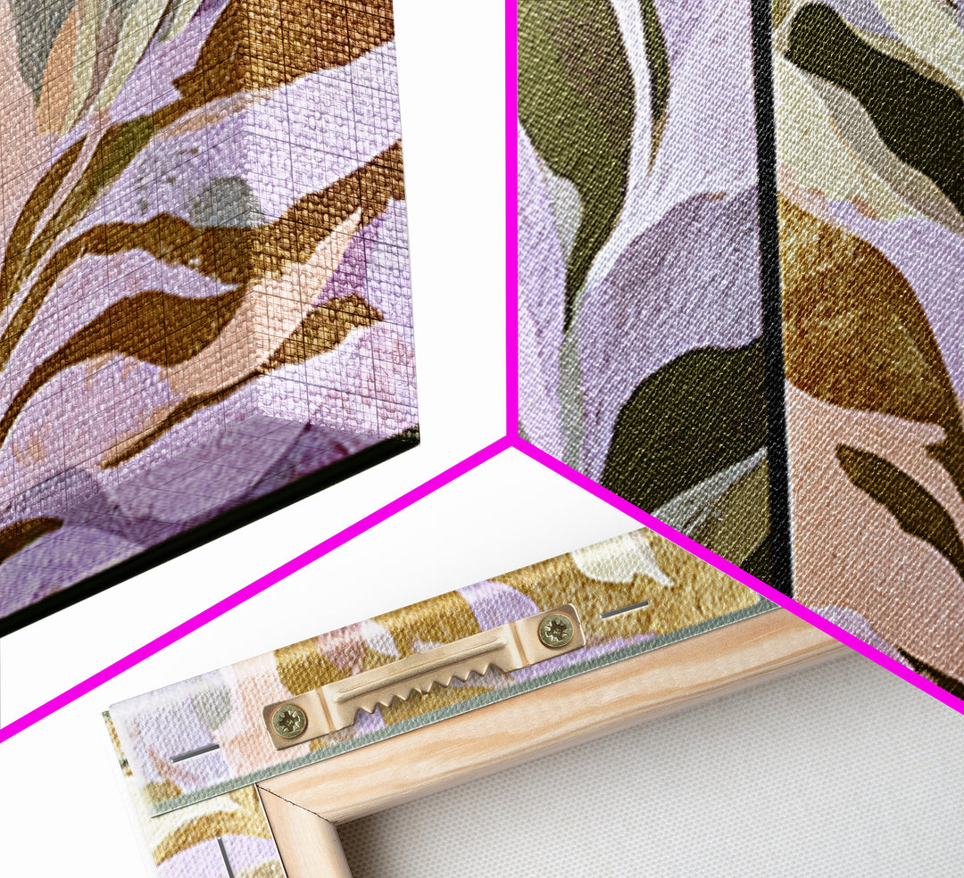 Matisse Inspired Cutouts with Botanical Details Canvas Print, Eclectic Art, Statement Artwork, Living Room Decor, Eclectic, ECL-3x2-34