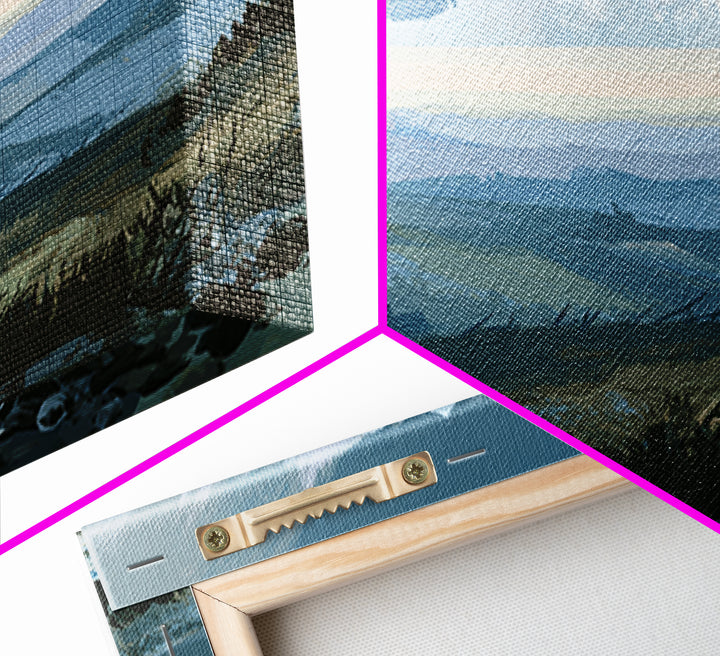 Playful Checkerboard Landscape Canvas Print, Eclectic Art, Art, Living Room Decor, Fine Art, Eclectic, Large Wall Art, ECL-3x2-37
