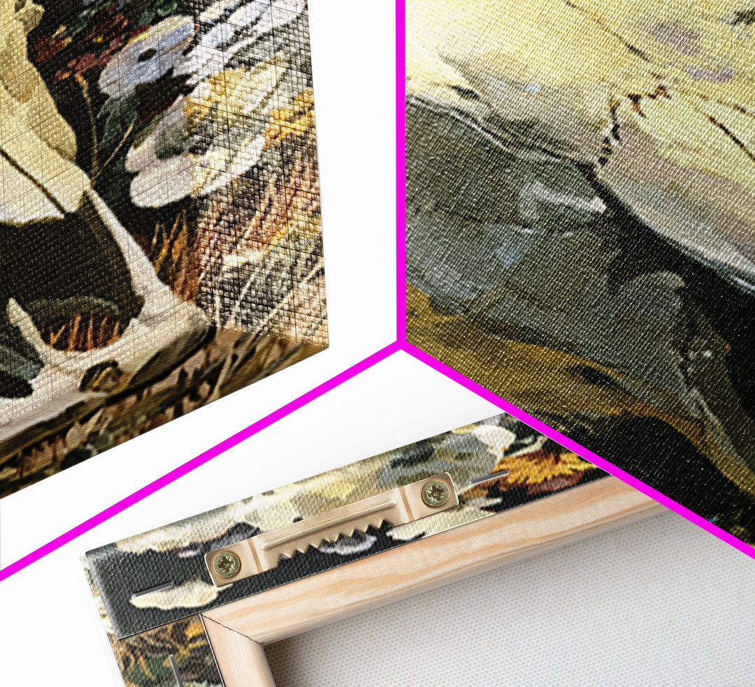 Horse Skull with Desert Flowers in Western Canvas Print, Equestrian Art, Living Room Decor, Equestrian, Farmhouse Wall Art, EQU-2x3-77