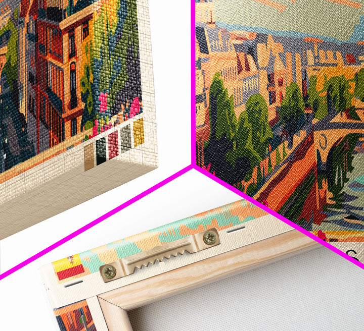 Borås Sweden Travel Art, City Art, Framed Canvas Print or Metal Wall Art, Europe Travel Poster, Panoramic Wall Art, Extra Wide Wall Art