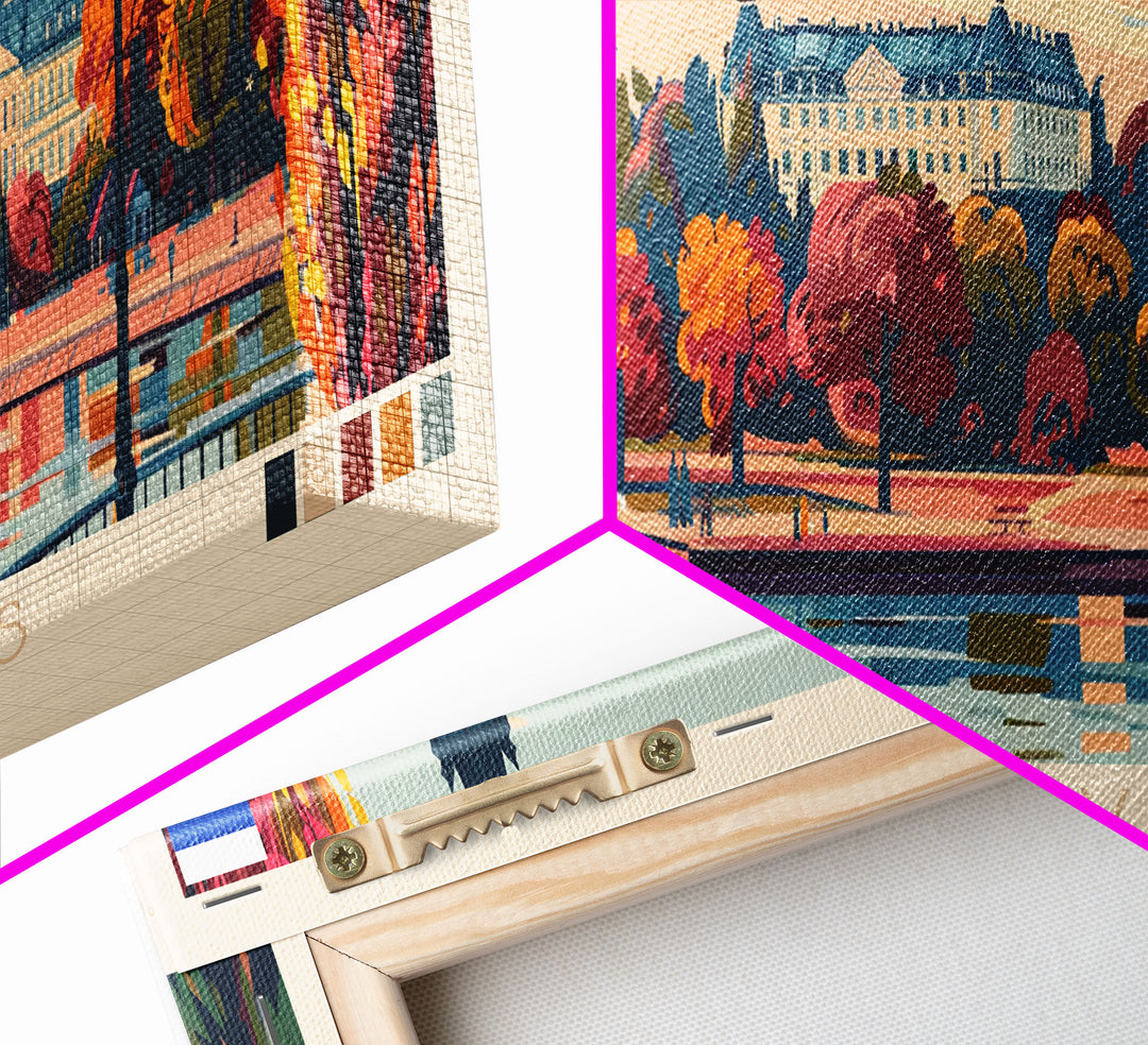 Cherepovets Russia Travel Print Wall Art, Panoramic City Art, Travel Art, Wall Decor, Vacation Gift, Framed Canvas Print Or Metal Art