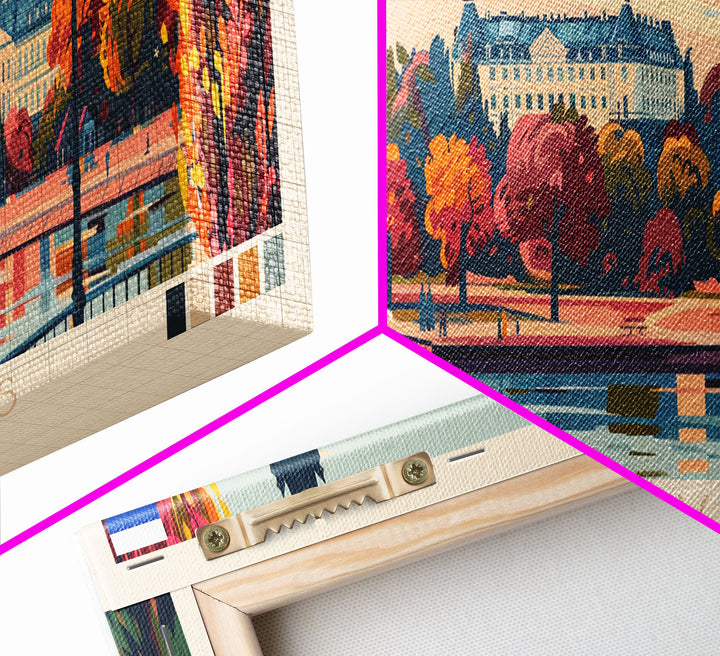 Cherepovets Russia Travel Print Wall Art, Panoramic City Art, Travel Art, Wall Decor, Vacation Gift, Framed Canvas Print Or Metal Art