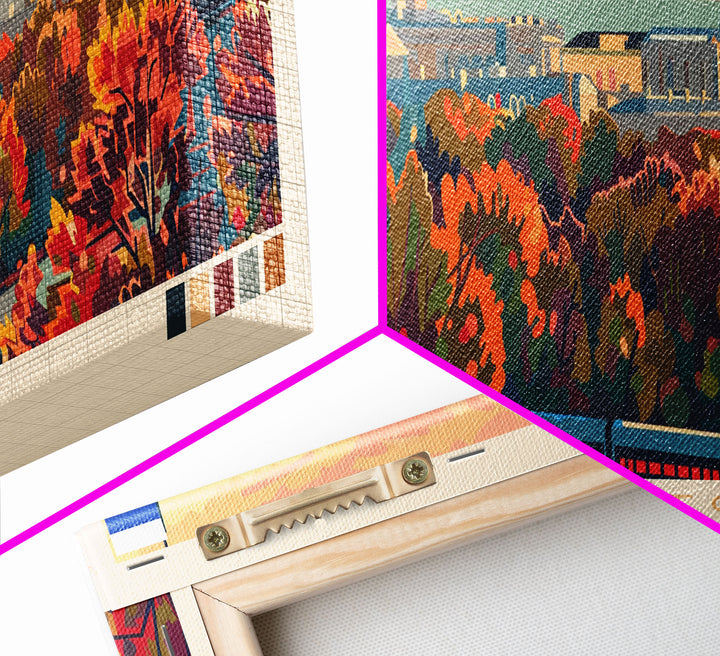 Lyubertsy Russia Travel Art, City Art, Framed Canvas Print or Metal Wall Art, Europe Travel Poster, Panoramic Wall Art, Extra Wide Wall Art