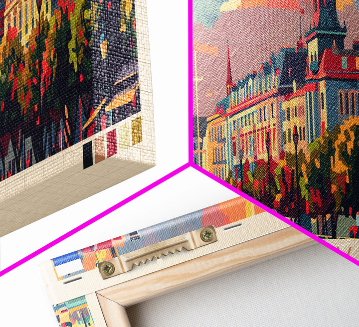 Ulyanovsk Russia Travel Art, City Art, Framed Canvas Print or Metal Wall Art, Europe Travel Poster, Panoramic Wall Art, Extra Wide Wall Art