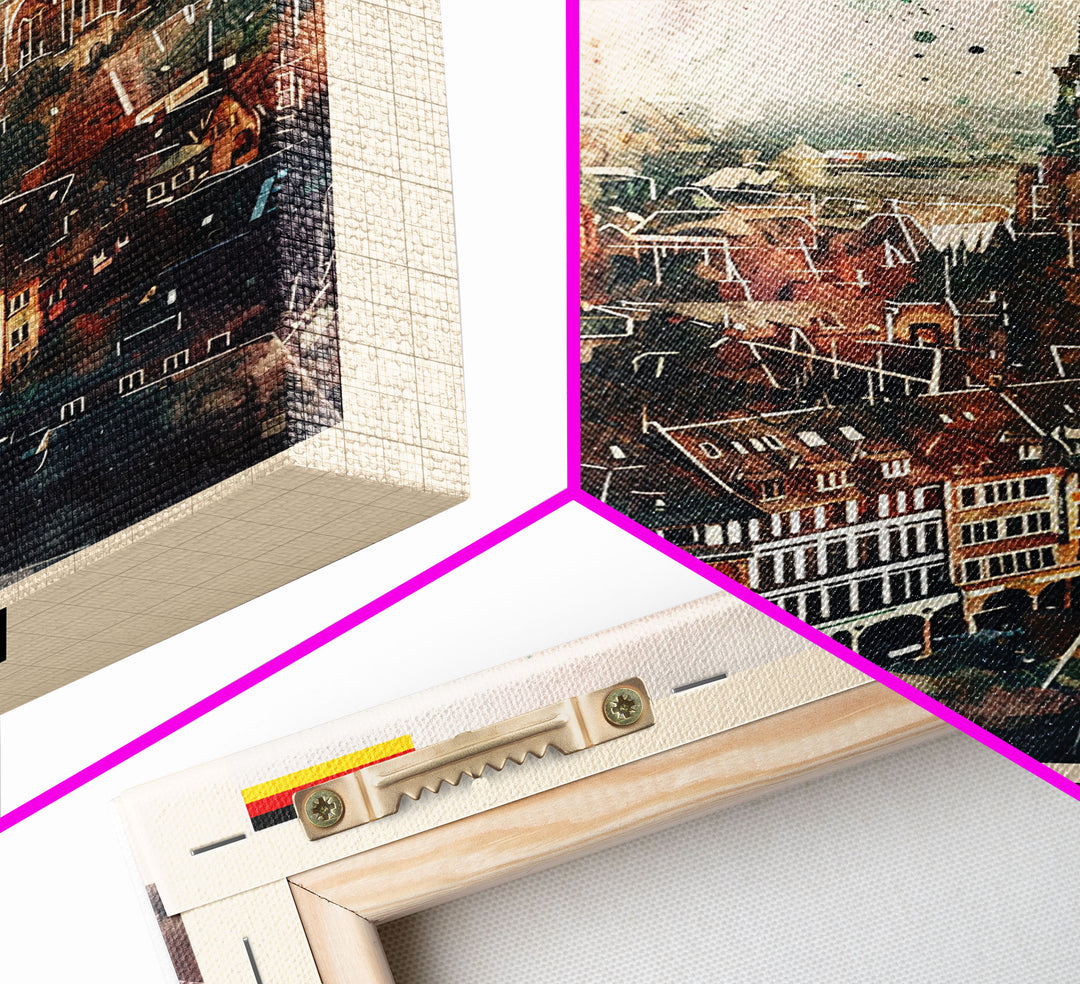 Charming Čačak Serbia Village Scene, Framed Canvas Print, Ideal for Bedroom Art, Farmhouse Style, Home Decor Wall Art