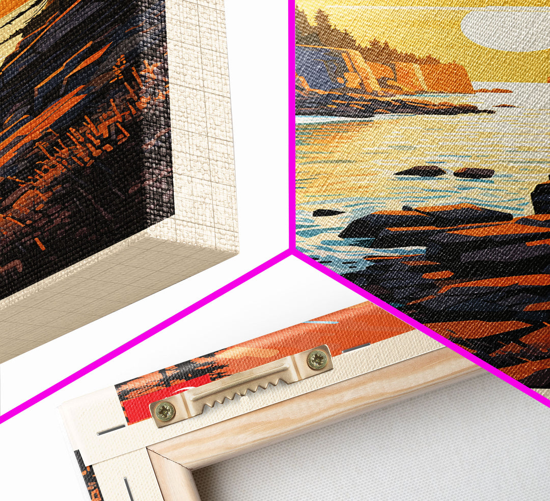 Izmir Turkey Scenic Coastal View, Framed Canvas Print, Travel Poster, Living Room Wall Art, Cityscape Decor, Nautical Art, Modern Home Decoration