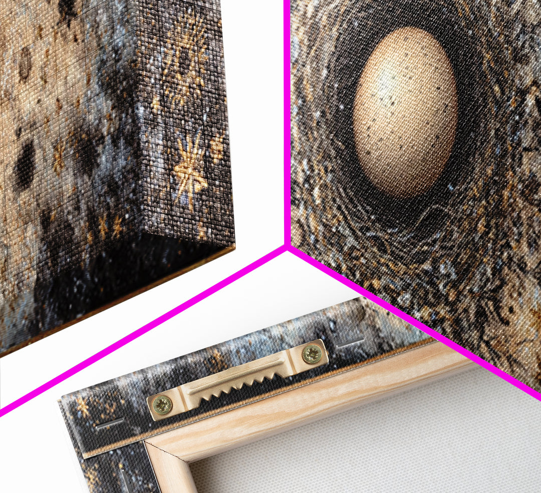 Dragon Egg Nest Canvas Print, Fantasy Art, Digital Art, Living Room Decor, Mythic, Fantasy Art Prints, Fantasy Wall Art, FAN-3x1-38