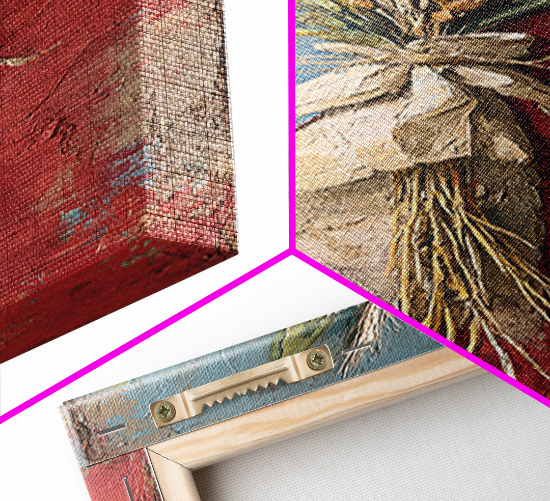 Wheat Bundle Tied Canvas Print, Farmhouse Art, Botanical Prints, Farmhouse Decor, Fine Art, Harvest, Statement Artwork, FAR-1x3-22