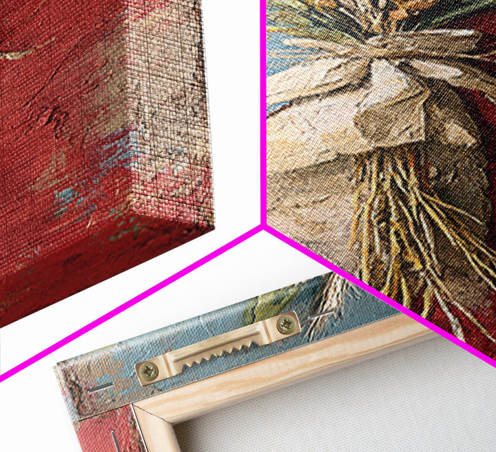 Wheat Bundle Tied Canvas Print, Farmhouse Art, Botanical Prints, Farmhouse Decor, Fine Art, Harvest, Statement Artwork, FAR-1x3-22