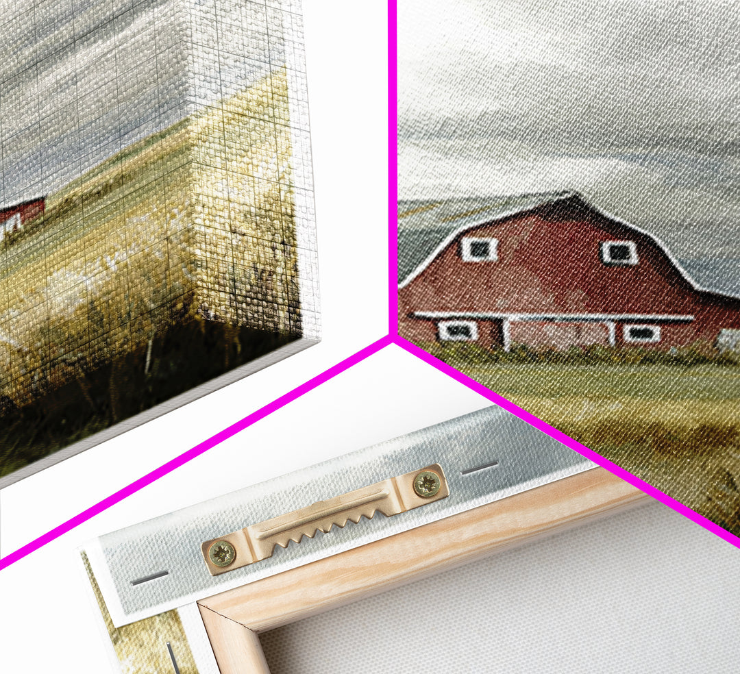 Cornfield under a Dramatic Summer Sky Canvas Print, Farmhouse Art, Minimalist Decor, Farmhouse Decor, Fine Art, Harvest, FAR-2x3-54