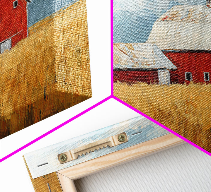 Cornfield under a Dramatic Summer Sky Framed Canvas Print, Farmhouse Art, Wall Decor, Farmhouse Decor, Fine Art, Harvest, FAR-3x2-2