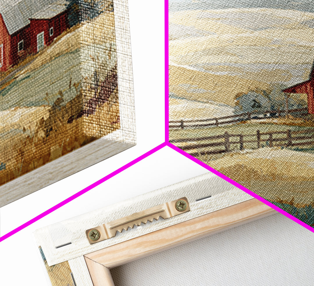 Country Landscape with Fence and Rolling Hills Canvas Print, Farmhouse Art, Farmhouse Decor, Fine Art, Harvest, Gallery Wall, FAR-3x2-42