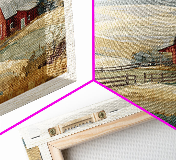 Country Landscape with Fence and Rolling Hills Canvas Print, Farmhouse Art, Farmhouse Decor, Fine Art, Harvest, Gallery Wall, FAR-3x2-42