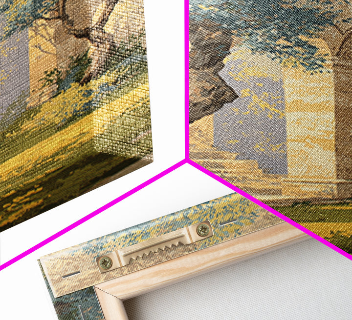 Sunlit Provence Olive Grove Framed Canvas Print, French Country Art, Neutral Decor, Farmhouse Decor, Fine Art, Country, FCA-2x3-37