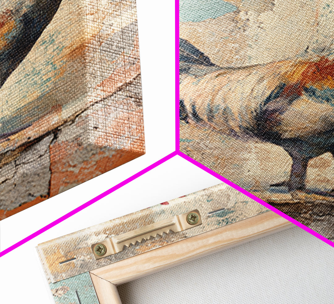 Rooster Portrait in Rustic French Palette Canvas Print, French Country Art, Luxury Decor, Farmhouse Decor, Fine Art, Country, FCA-2x3-82