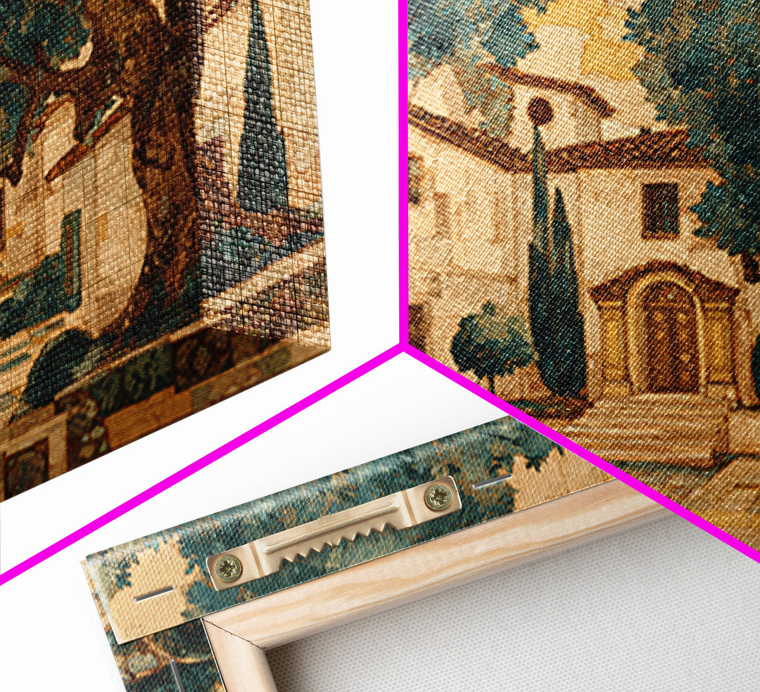 Sunlit Provence Olive Grove Canvas Print, French Country Art, Original Painting, Farmhouse Decor, Country, Coastal Wall Art, FCA-3x2-33