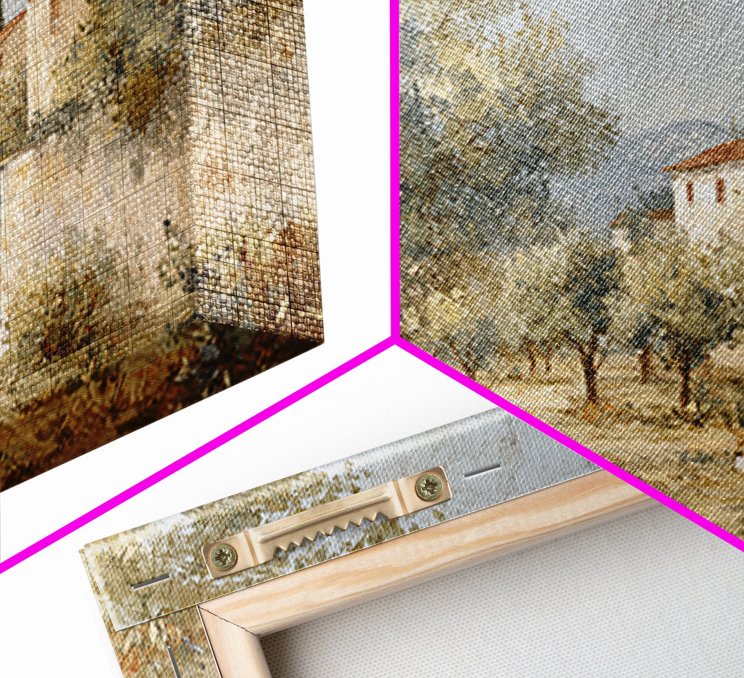 Sunlit Provence Olive Grove Canvas Print, French Country Art, Original Painting, Farmhouse Decor, Country, Coastal Wall Art, FCA-3x2-57