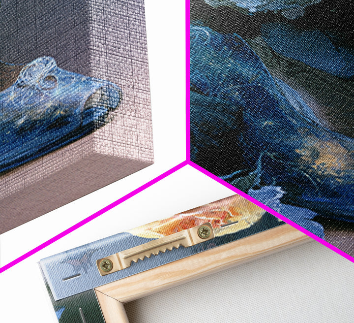 Glass Slipper Still Life Canvas Print, Fairy Tale Art, Abstract Art, Living Room Decor, Storybook, Kids Room Art, FTA-2x3-62