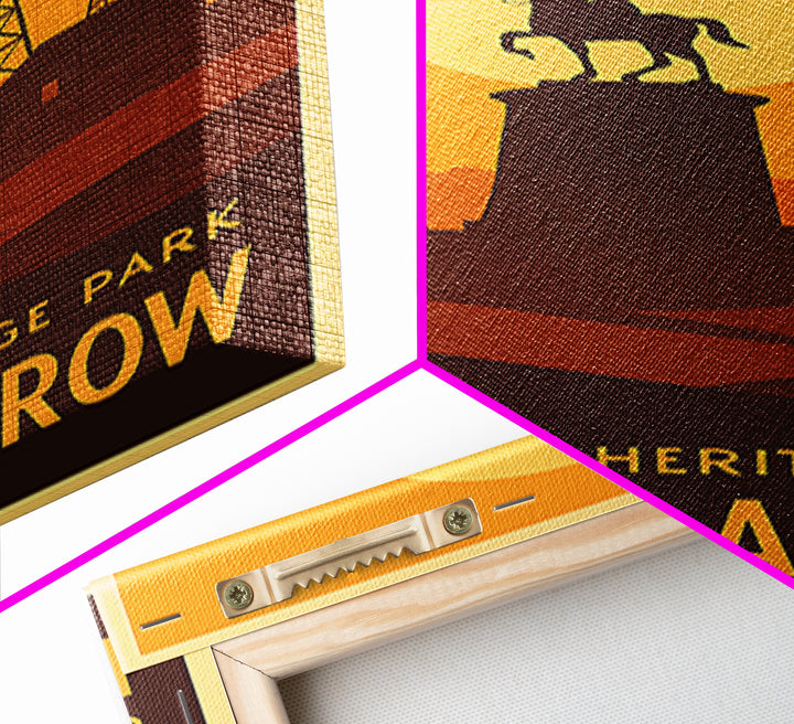 Broken Arrow Travel Poster, Canvas Print, Golden Travel Poster Art, Broken Arrow Travel Art, Vintage City Art, Retro Travel Print