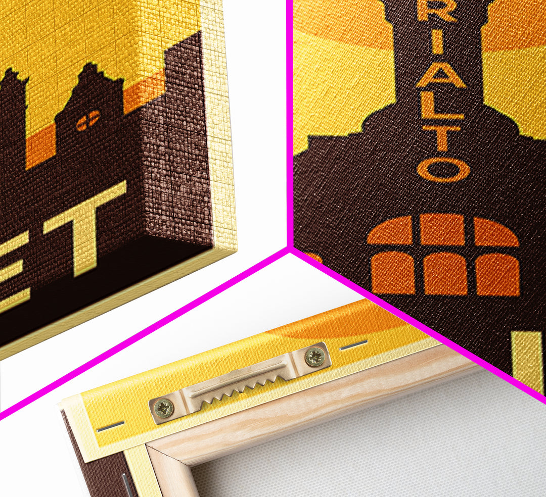 Joliet Travel Poster, Canvas Print, Vintage Deco Wall Art, Joliet Wall Art, Vintage City Poster, Travel Poster Art, Travel Poster Set