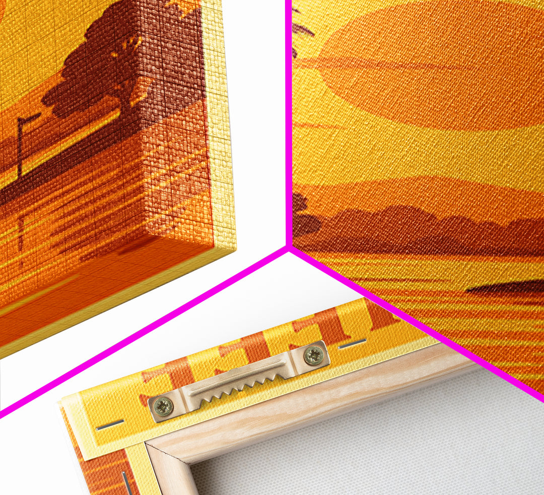 Menifee California Travel Poster, Canvas Print, Gold Art Deco Poster Art, Menifee Travel Art, Fine Art Print, Wanderlust Decor, Poster Art
