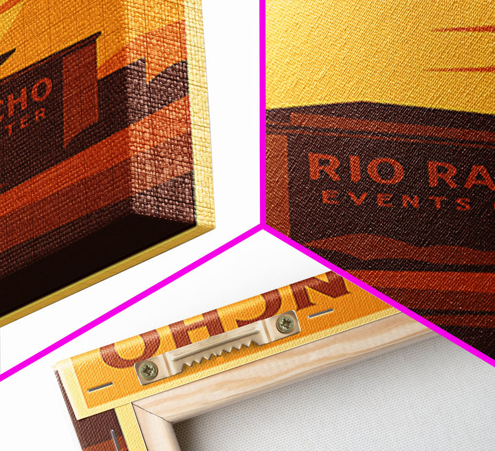Rio Rancho New Mexico Travel Poster, Canvas Print, Vintage Deco Wall Art, Rio Rancho Poster Print, Mid Century Wall Art, Gift For Travelers