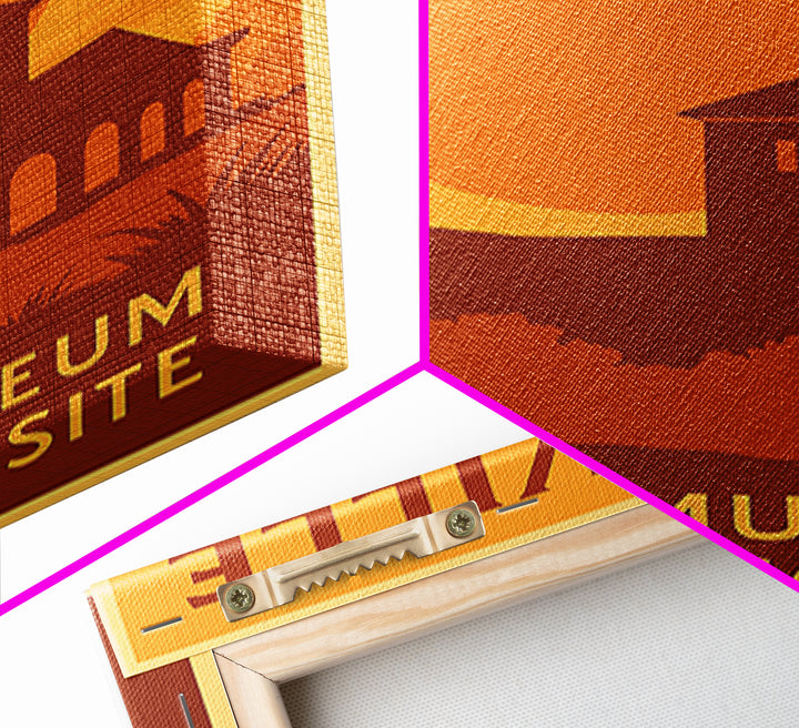 Roseville California Travel Poster, Canvas Print, Golden Poster Art, Roseville Art Print, Office Decor, Retro Travel Print, Travel Gift